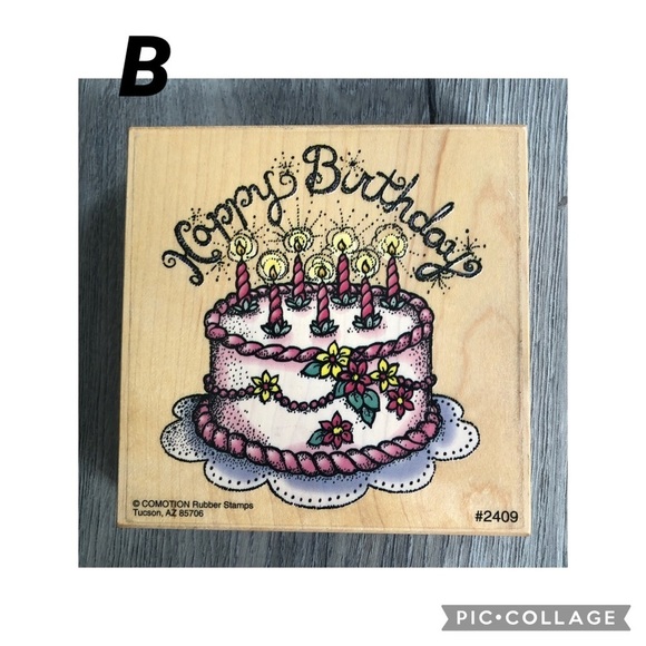 Rubber Stamps Various Lot of 3 NEW, never used - Picture 5 of 10